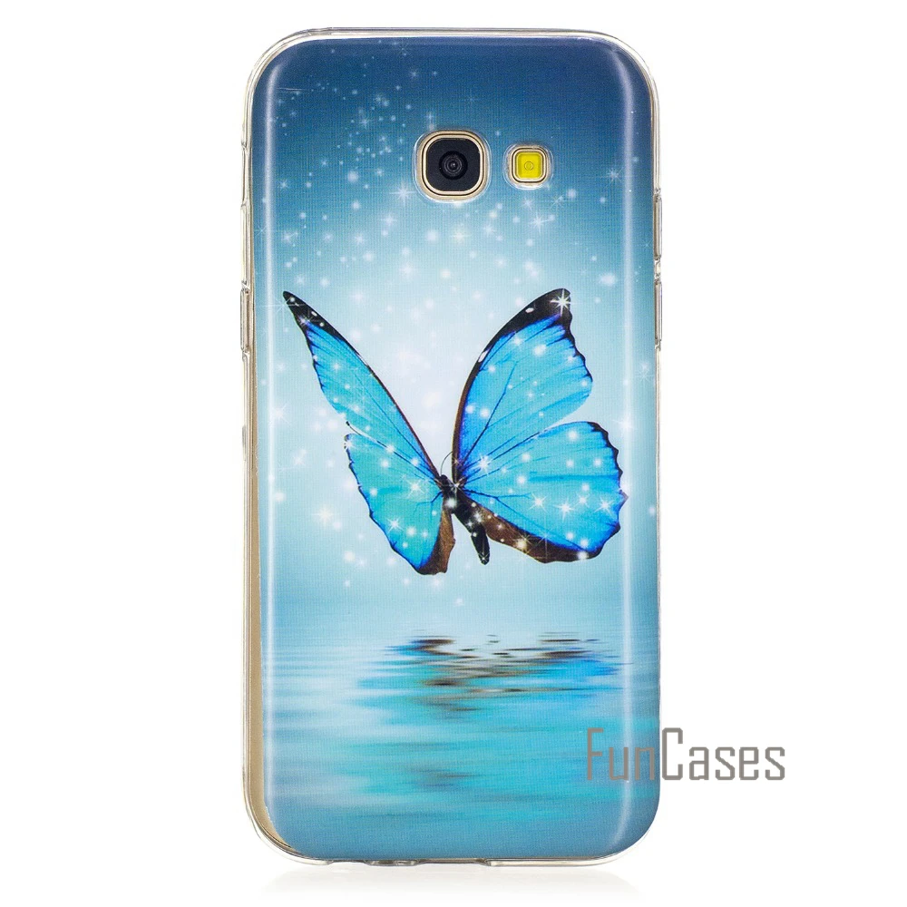 Silicone Luminous Case For coque Samsung Galaxy A3 2017 Cover 4.7&quot A320 SM-A320F | Мобильные телефоны и аксессуары