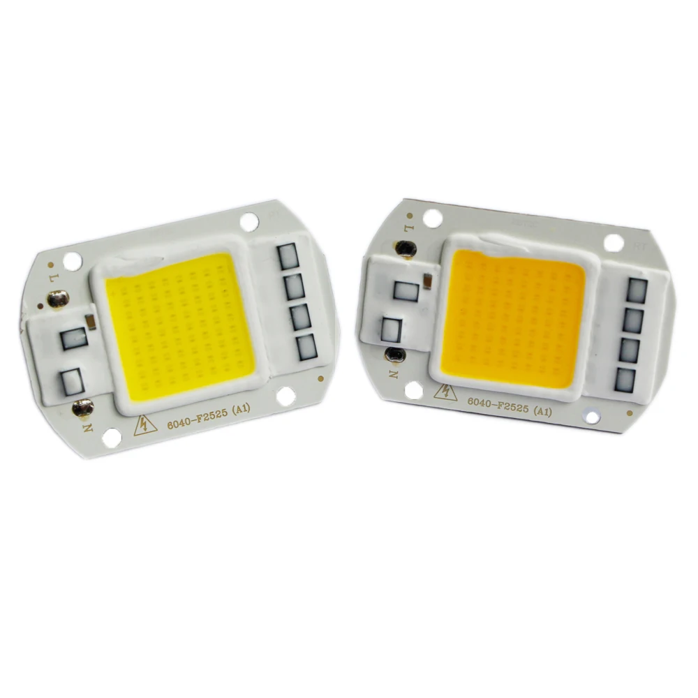 10 шт. умный IC IP65 Прожектор LED COB чип 20 Вт 30 50 интегрированный прямоугольник