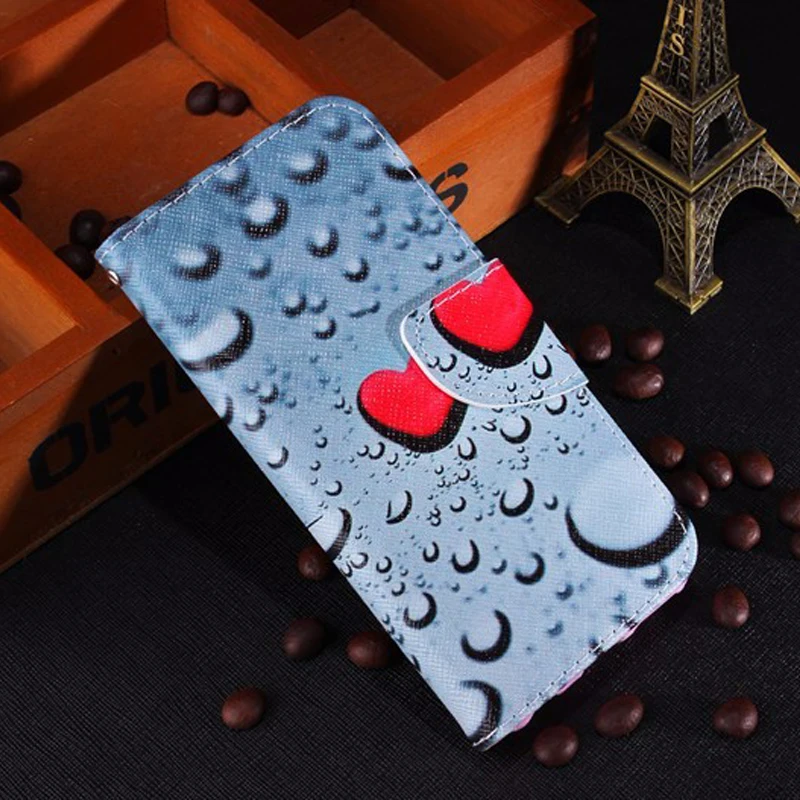 Модный чехол из искусственной кожи с рисунком для Sony Xperia C6 XZ XA1 Plus XZ1 Compact Mini XA2 Ultra