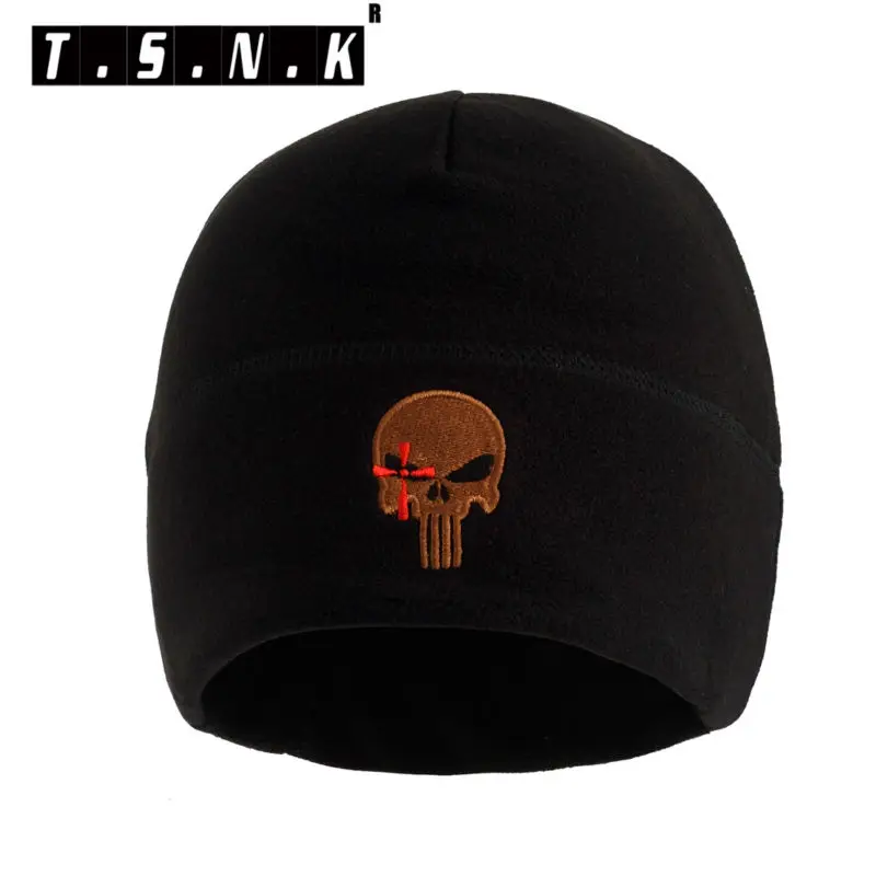 TSNK EDC новая уличная флисовая шапка Skullie зимняя утолщенная теплая шапочка охотничья Лыжная тактическая шапка