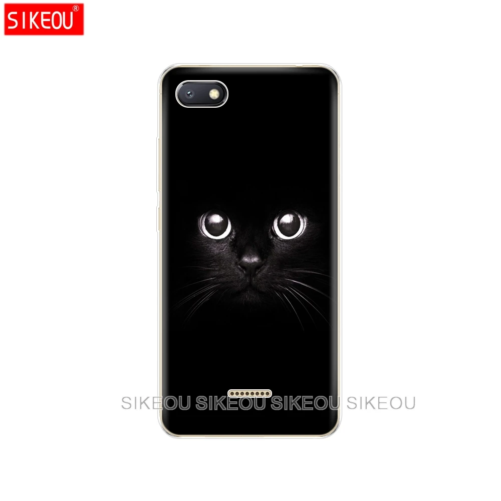 Силиконовый чехол для Xiaomi Redmi 6a защитный мягкая задняя крышка из ТПУ чехлы