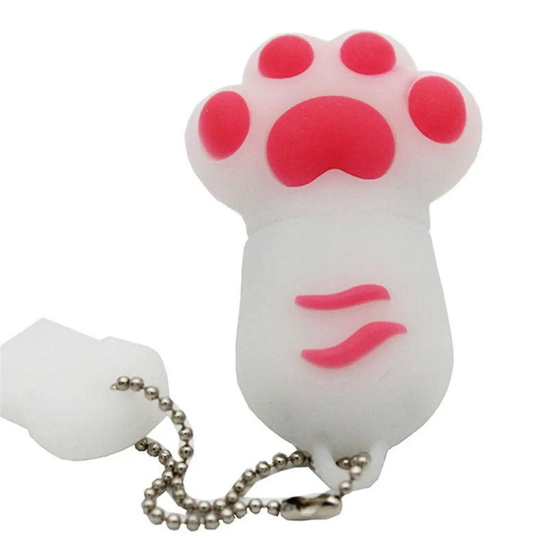 White JASTER модная флеш-карта с когтями кота из мультфильма usb карта памяти 32 ГБ/16 ГБ/8 ГБ/4 ГБ usb 2,0 карта памяти модная память - Цвет: White