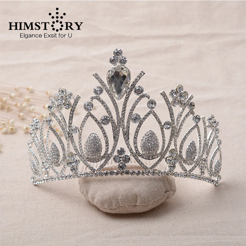 

HIMSTORY Retro Wedding Hair Comb Crown Bridal Hair accessories Princess Pageant Crowns Head Jewelry Hair Ornaments