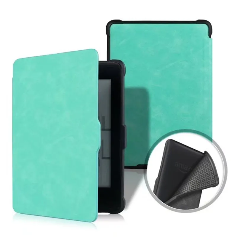 Kindle Paperwhite 1 2 3 чехол Чехол для электронной книги 2017 Магнитный PU кожаный умный 6