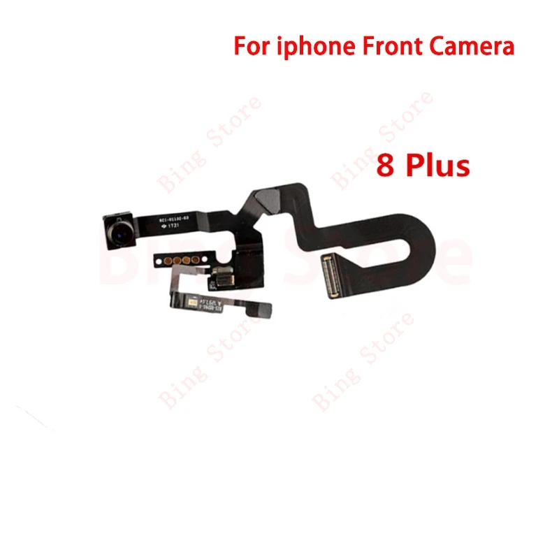 Маленькая фронтальная камера для iPhone X XS Max XR 7 Plus 8 Plus 4,7 ''5,5'', сенсорный светильник, гибкий кабель для замены