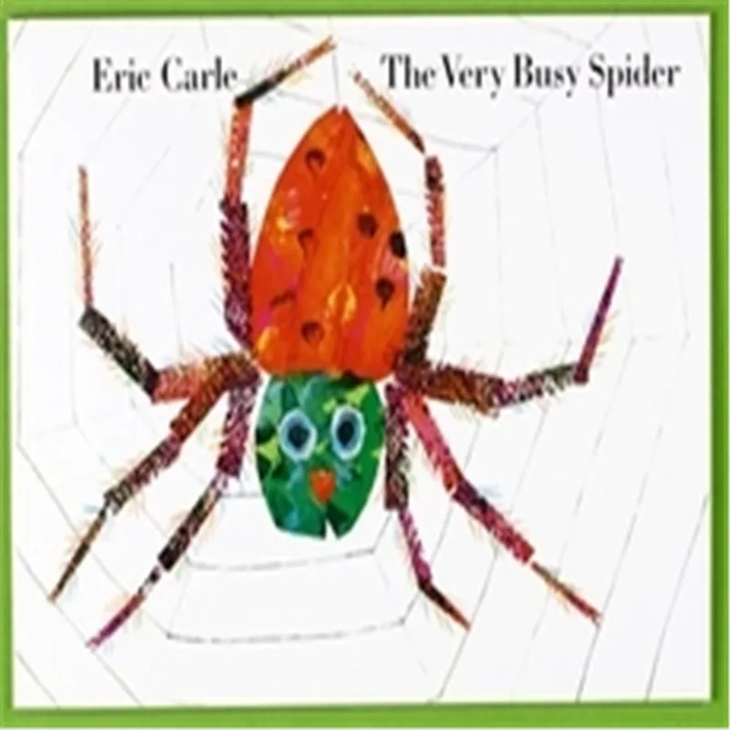 

Free Shipping famous english picture book for children Eric Carle the Very Busy Spider