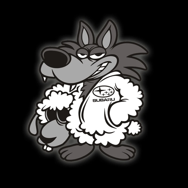 Автостайлинг TAIYAO Спортивная Автомобильная наклейка для Subaru a wolf маскирующая
