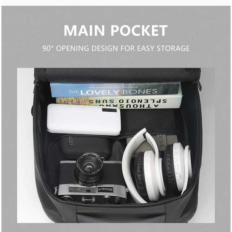 Мужской многофункциональный рюкзак Mochila Bagpacks водонепроницаемый для ноутбука 15 6