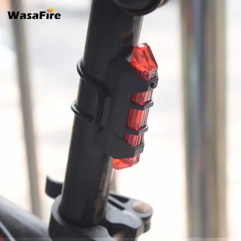 WasaFire Новый Перезаряжаемые USB светодиодный велосипед хвост светильник MTB