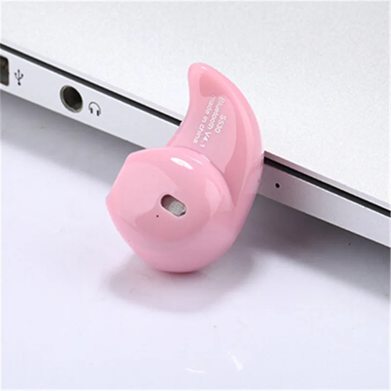 Pink Bluetooth S530 беспроводные портативные мини наушники-вкладыши стерео Бас Музыкальные спортивные наушники для iOS Android PK I7s i8 i9s - Цвет: Pink