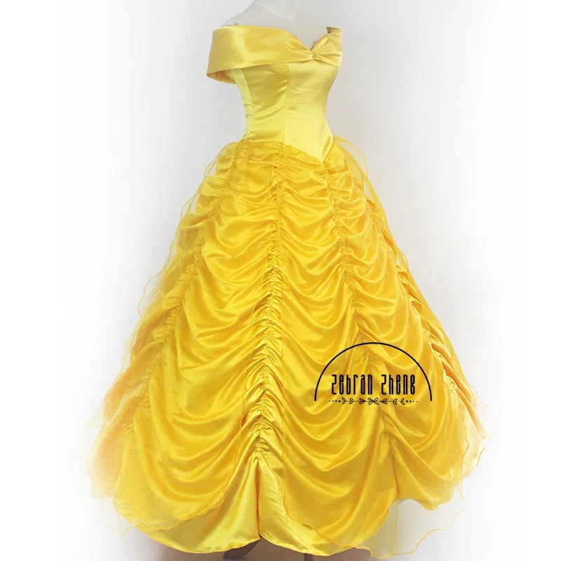 Новинка косплей костюм принцессы Белль для взрослых на Хэллоуин женские костюмы