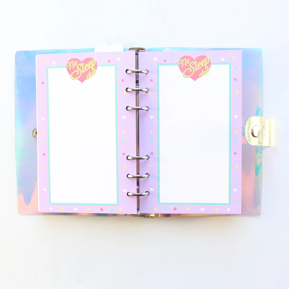 Оригинальный милый лазерный спиральный альбом Domikee карамельные Мультяшные