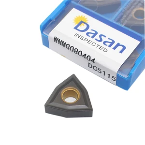 Токарные пластины WNMG080404 DC5115, твердосплавные втулки WNMG 080408, WNMG080412, инструменты для токарного станка по чугуну, 10 шт.