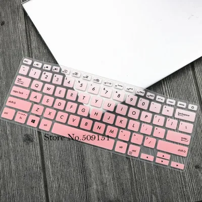 Gradualpink Для ASUS VivoBook S13 S330UN s330 s330ua S330U Адольфович S 13 13,3 дюйма силиконовая для ноутбука чехол для клавиатуры ноутбука направляющее покрытие протектор - Цвет: Gradualpink