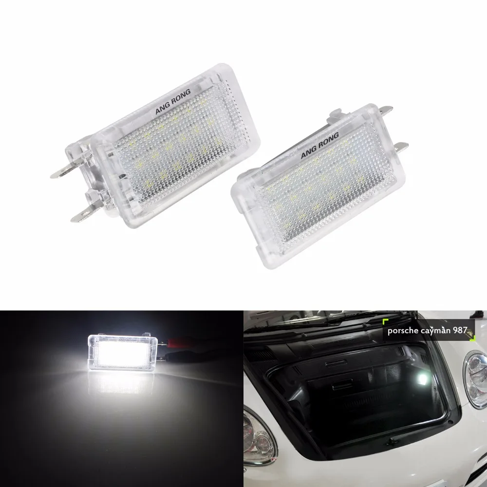 

ANGRONG 2 x LED Luggage Boot Compartment Light No Error For Porsche 911 Carrera GT3 Boxster Cayman (CA203)