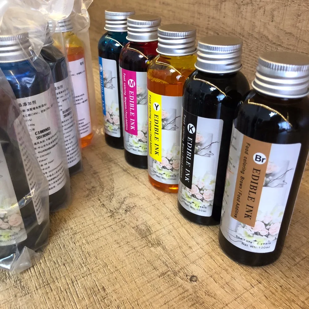 Универсальный пищевой принтер 4 цвета 100 мл|Наборы для заправки чернилами| |