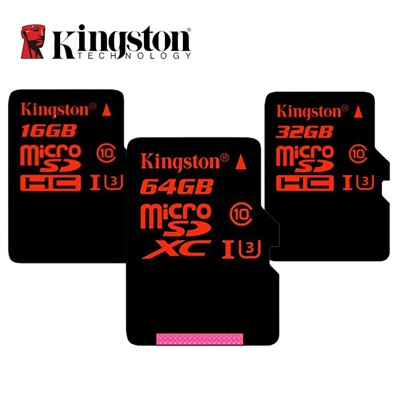 Kingston Micro SD карта C10 32 Гб 64 класс 10 SDHC SDXC UHS I U3 карты памяти HD 3D 4 к видео Microsd для