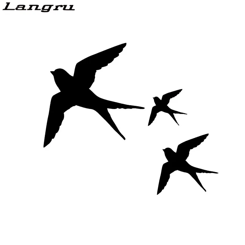 Langru Ласточка Птица окно стены животные теплица караван бампер Искусство Декор