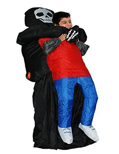 Для взрослых и детей надувной призрак костюм Косплэй Blowup нарядное платье на