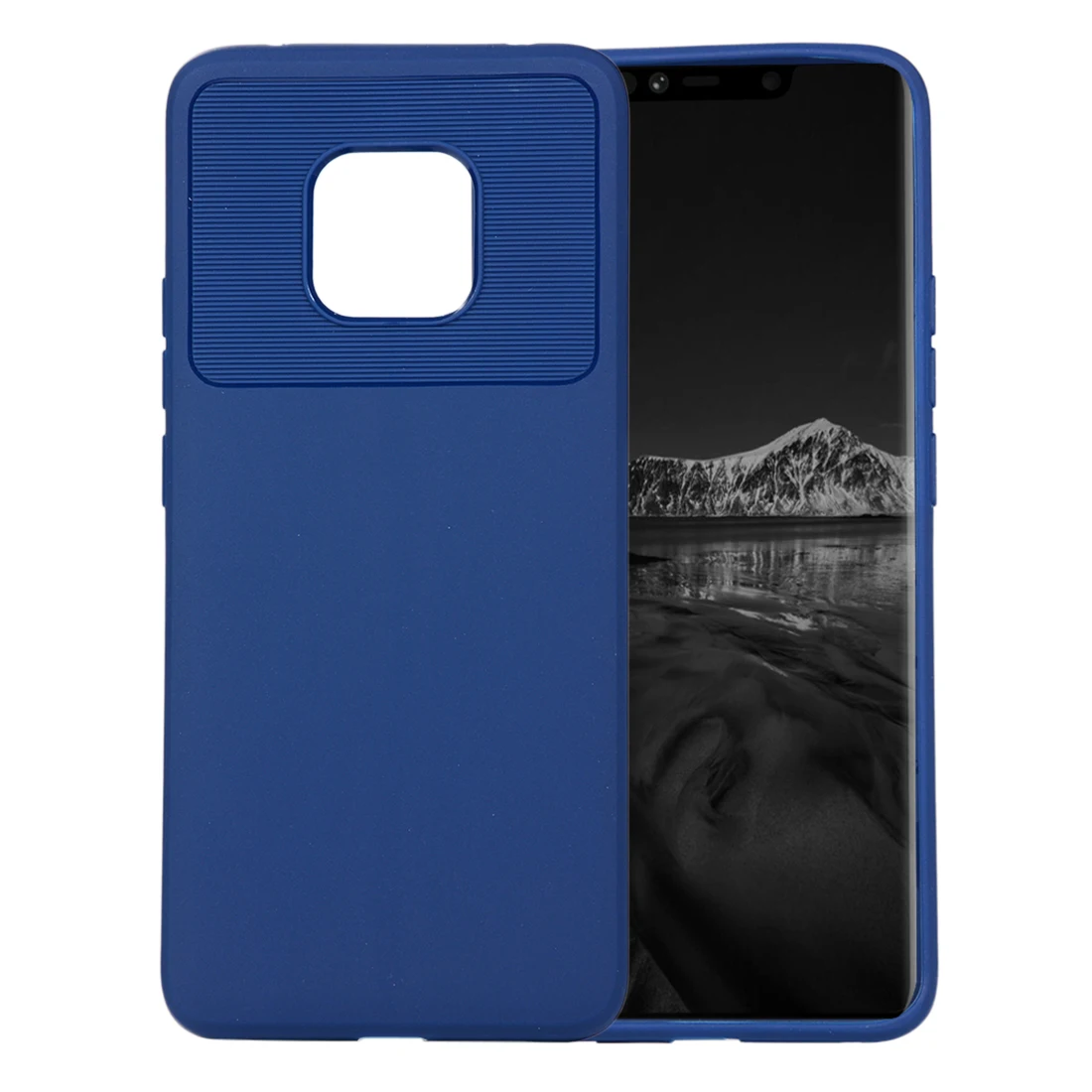 Solid Silicone Cases For Huawei Mate 20 Pro Honor 10 Lite 7C 7s 8X 7A Flexible Soft Business Covers |