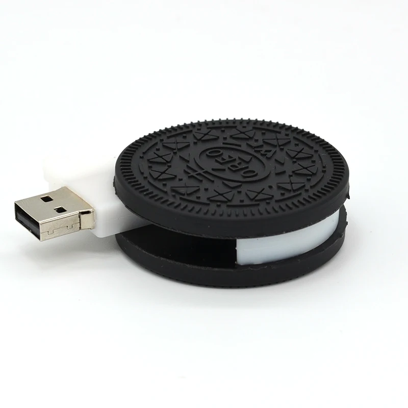 

4GB 8GB 16GB 32GB Full Capacity Cute Oreo cookies Shape USB 2.0 Flash Drive pendrive thumb Car Key Memory Card Pen