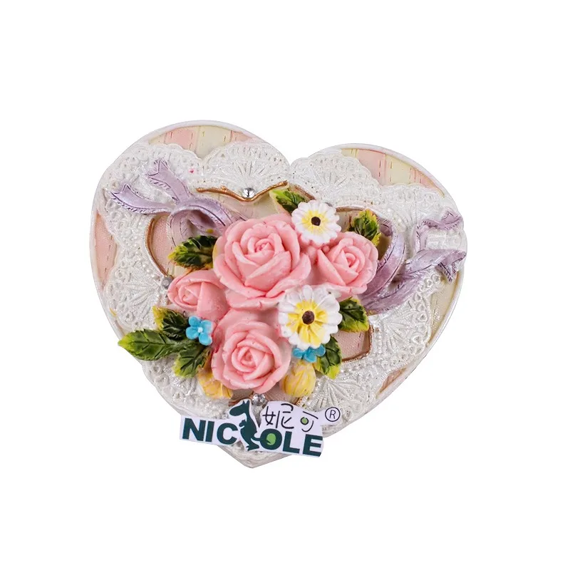 Nicole 3D коробка с сердцем Мыло Форма конфеты шоколадная форма DIY ручной работы