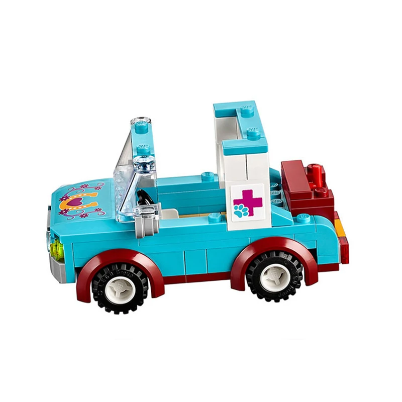 Stzhou 387 шт. Совместимость друзья Верховая vet Прицепы здания Конструкторы Emma Mia