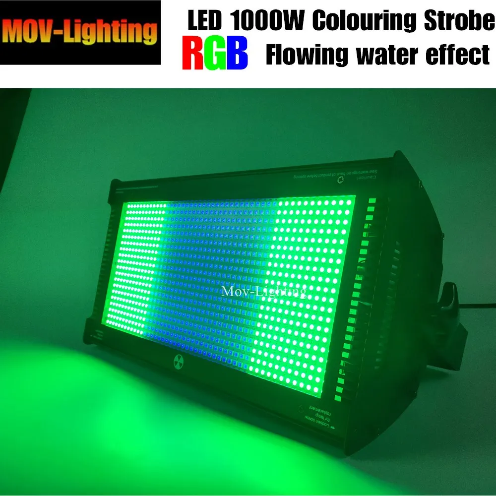 1000 Вт RGB цветной светодиодный стробоскосветильник высокой яркости 5050 SMD|Эффект