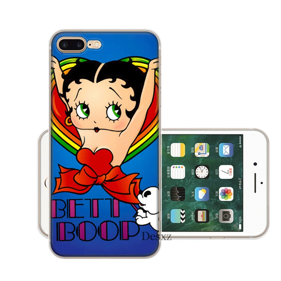 Чехол для мобильного телефона Desxz Betty Boop iPhone 6 6s 7 8 Plus 11 Pro X XS Max 5 5S SE |