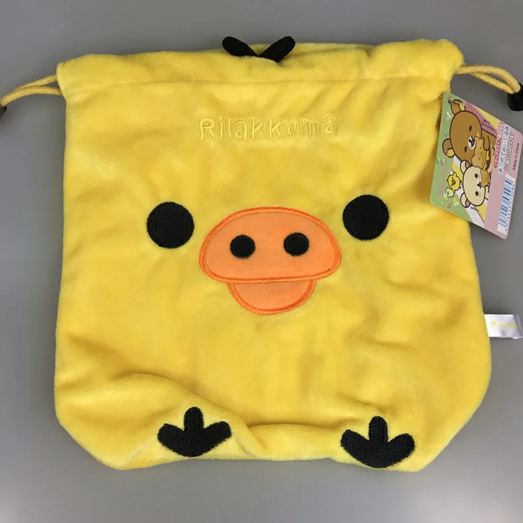 3 вида стилей мультипликационный Rilakkuma Kiiroitori многофункциональная сумка для монет аксессуар Сумка среднего размера 20*20 см - Цвет: Type C