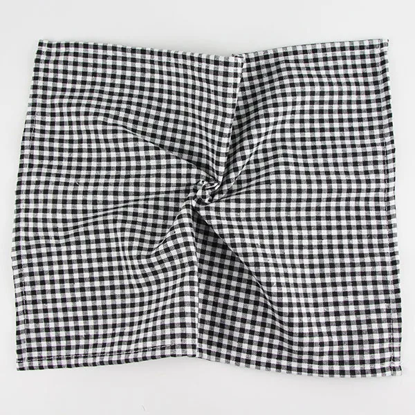 CJ003-3040Black 30x40 см хлопковые льняные салфетки нагреваемая теплоизоляционная подложка коврик для обеденного стола Удобная салфетка тканевые столовые приборы фон - Цвет: CJ003-3040Black