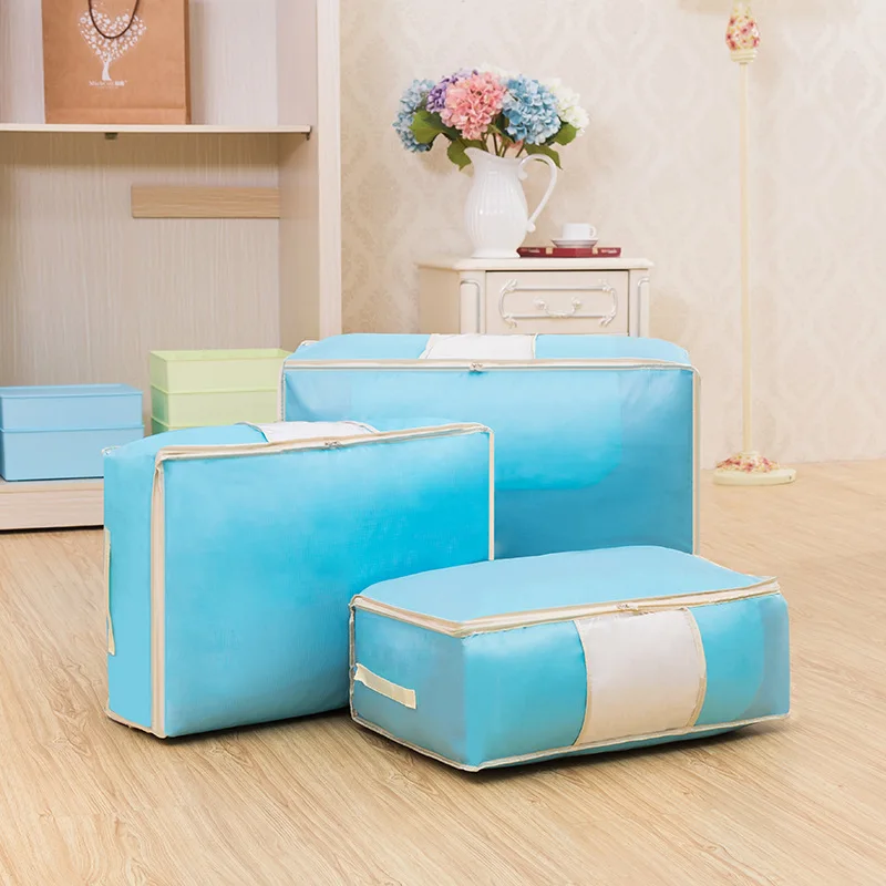 Домашние сумки для хранения стеганых одеял ткань Оксфорд отделочная коробка