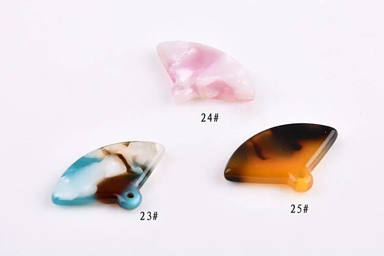 South Korea small fresh environmental protection acetic acid fan pendant material DIY earring earrings accessories | Украшения и