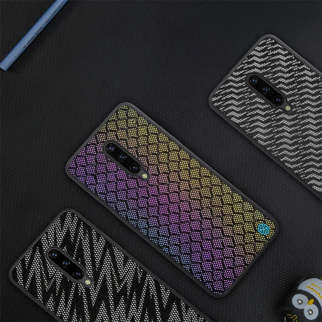 Чехол для OnePlus 7 7T Pro OnePlus7 чехол NILLKIN Twinkle чехол полиэфирная сетка светоотражающий протектор PC задняя крышка для OnePlus7 Pro