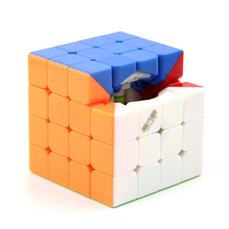 QiYi MoFangGe WuQue MiNI M QY 4x4x4 Магнитный 60 мм магический куб 4 слойный Профессиональный