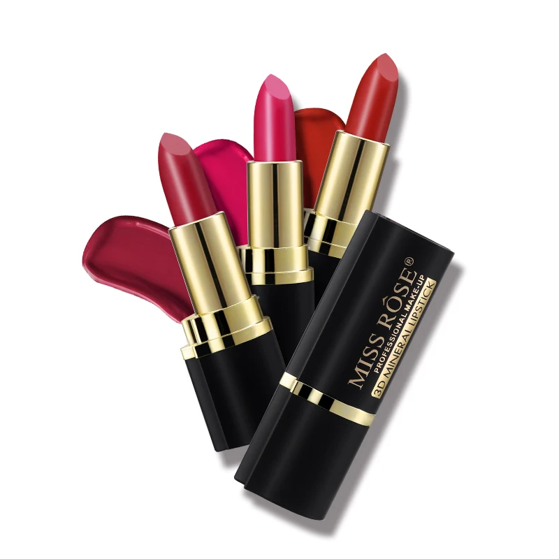 1 шт. профессиональный макияж матовые помады Nude Lip Stick Водонепроницаемый