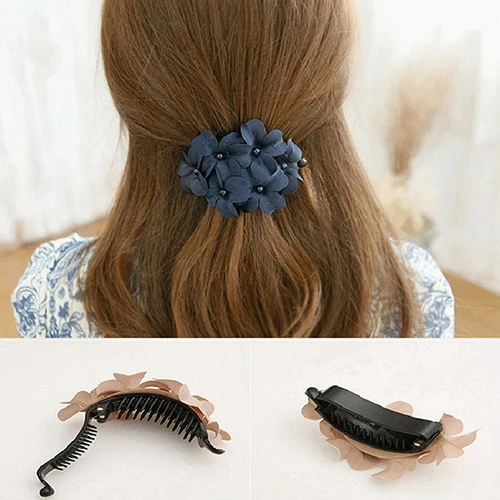 Элегантная женская заколка для волос с милым цветком аксессуар | Украшения и