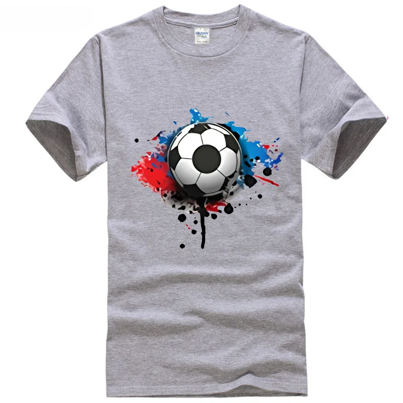 2018 soccering berry Для мужчин топы футболки футболист принт короткий рукав Футболка