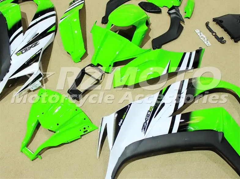 Новый комплект обтекателей из АБС пластика подходит для kawasaki Ninja ZX 10R ZX10R 2011 2012 2013