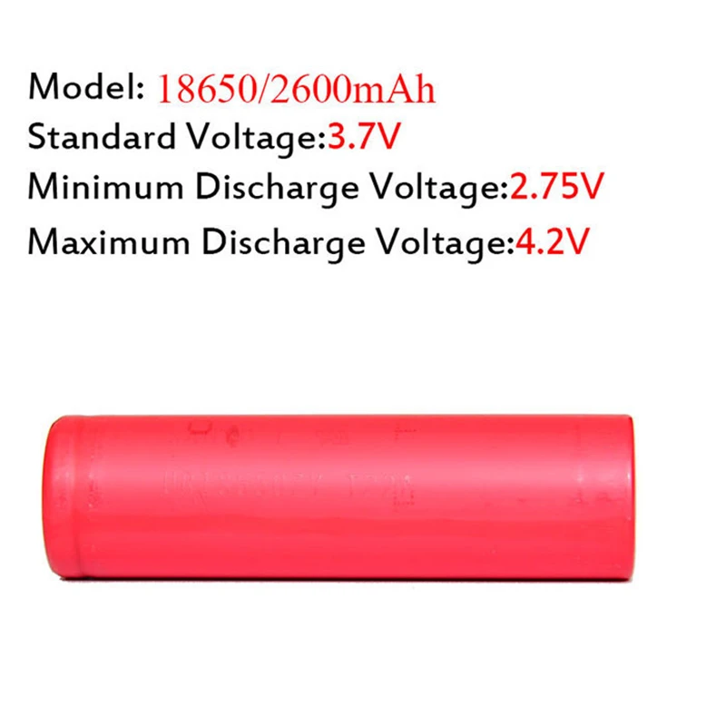 4pcs Kingwei 2600mah Original Battery for Sanyo 18650 3.7V Rechargeable Lithium UR18650ZY Flashlight Headlight Toys | Электроника