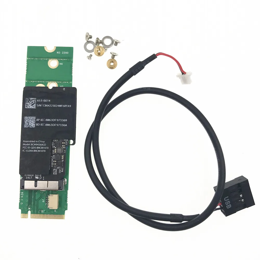 BCM94360CD BCM94360CS2 BCM943224PCIEBT2 12 + 6 Контактный Модуль беспроводной карты с поддержкой