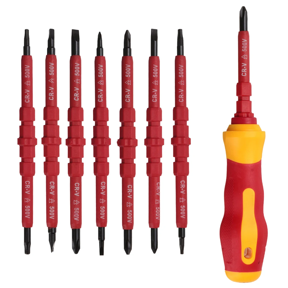 

7 PCS Multi-purpose Electricans Insulated Electrical Hand Screwdriver Tools Set Drop shipping