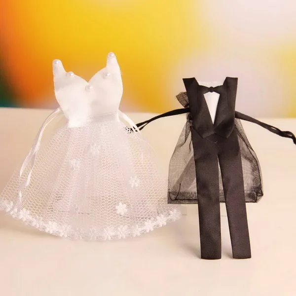 Новый дизайн Tuxdeo сумочки для платья свадебные конфет вечеринки 24 шт. | Дом и сад