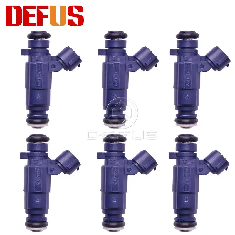 

6x OEM 35310-2B000 топливный инжектор для Hyundai i20 i30 Kia Soul 1.6L Cee'D 1,4 замена форсунки впрыска топлива инжекторы двигателя