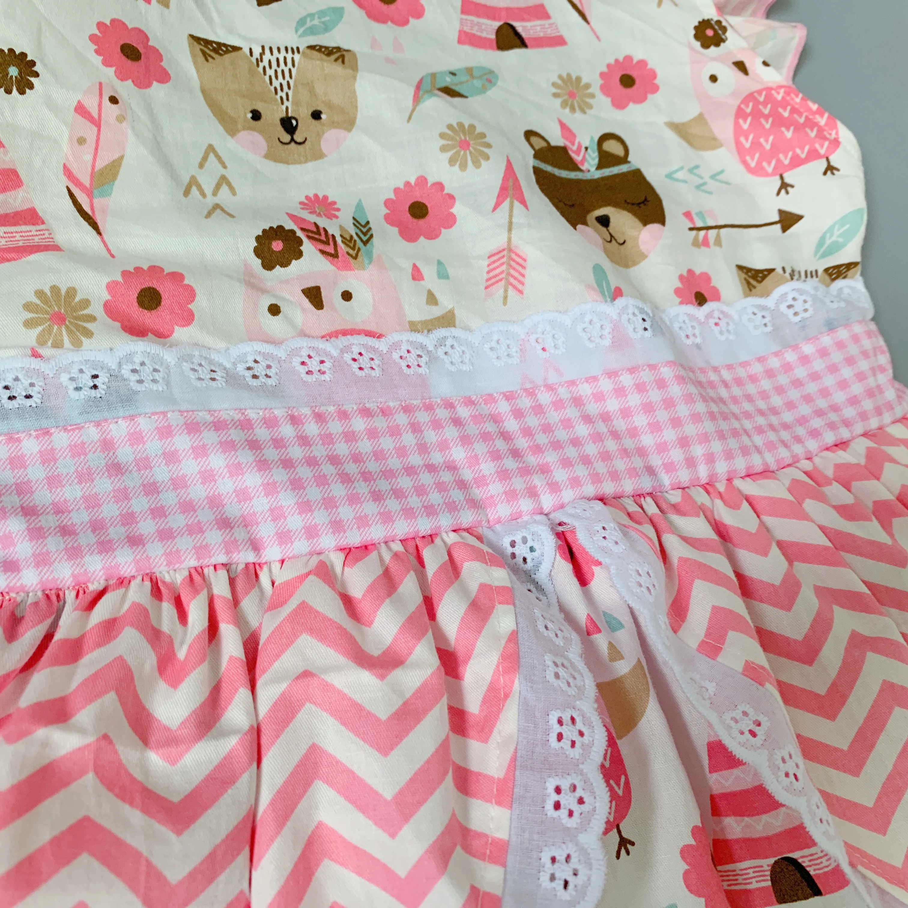 

New style Summer white popsicle ruffle trim Baby Girls Dress new year costume
