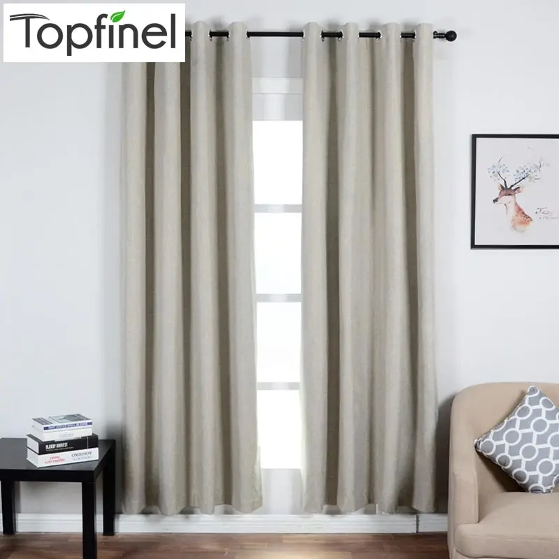 Topfinel плотные однотонные 100% термоизолированные затемненные одноцветнные шторы