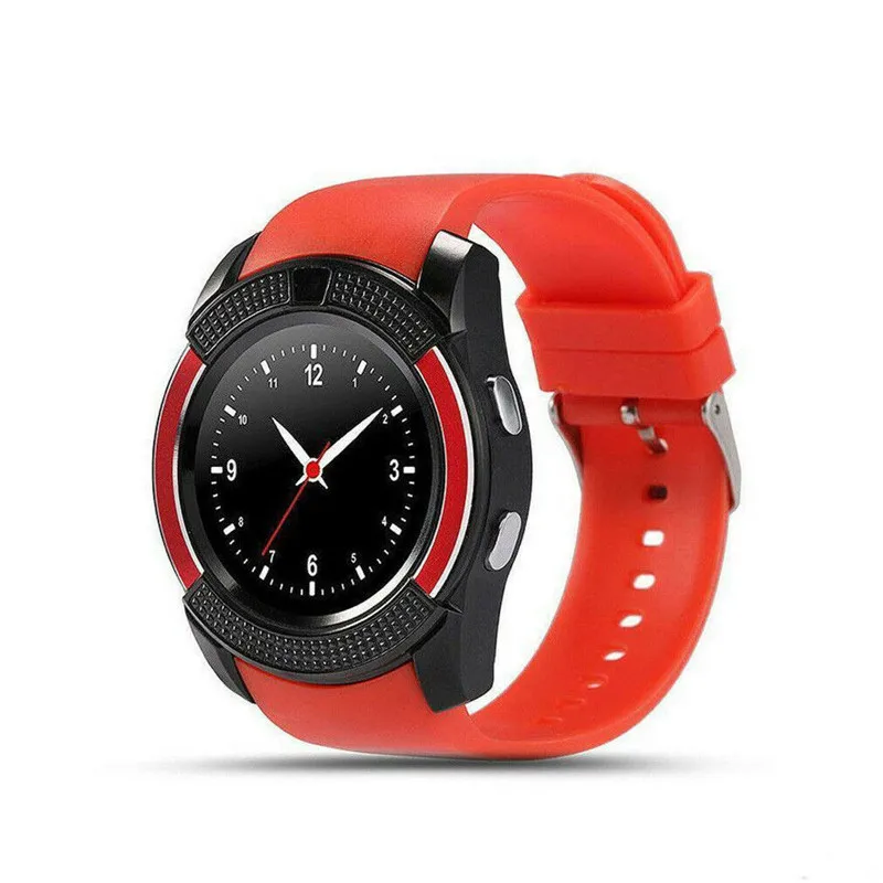 Новые модные умные спортивные часы reloj inteligente hombre Bluetooth SIM Touch трекер с дисплеем SOS для детей Подарки для IOS и Android