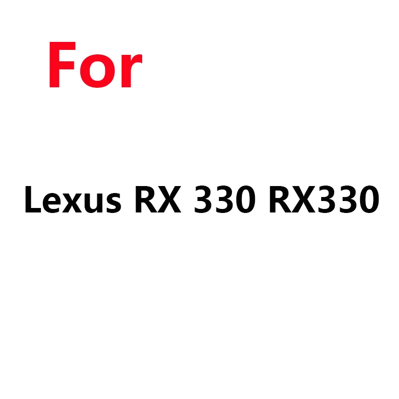 For Lexus RX330 Cawanerl Авто Крышка дождь Солнце Снег Защитная крышка для Lexus NX NX200t NX300h RX RX350 RX450h RX270 RX300 RX330 RX240 RX400h - Название цвета: For Lexus RX330