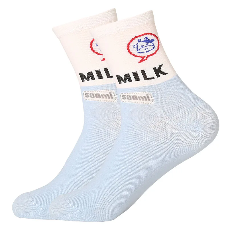LETSBUY/женские короткие носки с животными из мультфильмов; носки до щиколотки с рисунком кота, собаки и фруктов для девушек; Повседневное платье - Цвет: 1595C