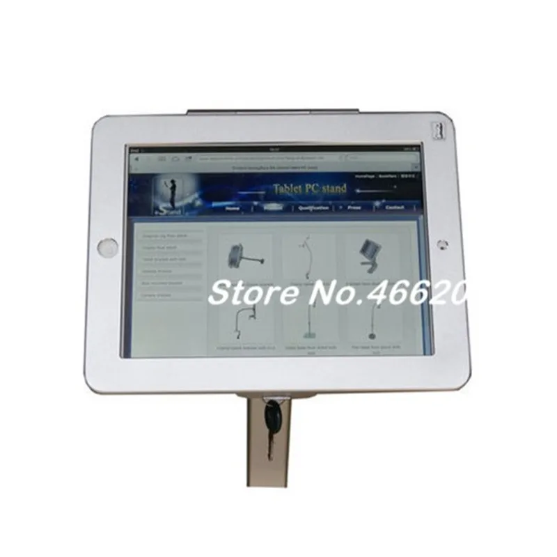 Для iPad 2/3/4/air/pro 9,7 дюймов планшет безопасности напольный стенд дисплей киоск стоящая поддержка с замком Противоугонный корпус